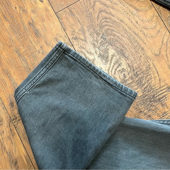 Lee slim fit dark gray denim jeans tapered ankle pockets relaxed mid rise 36/30 - Picture 5 of 16